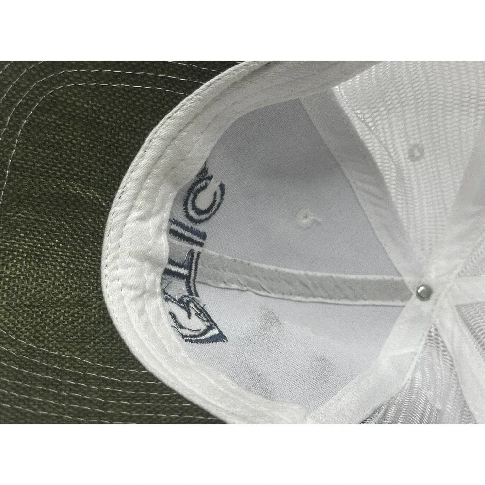 RTIC Trucker Hat Cap Olive Green White Mesh Back Adjustable Snapback NEW